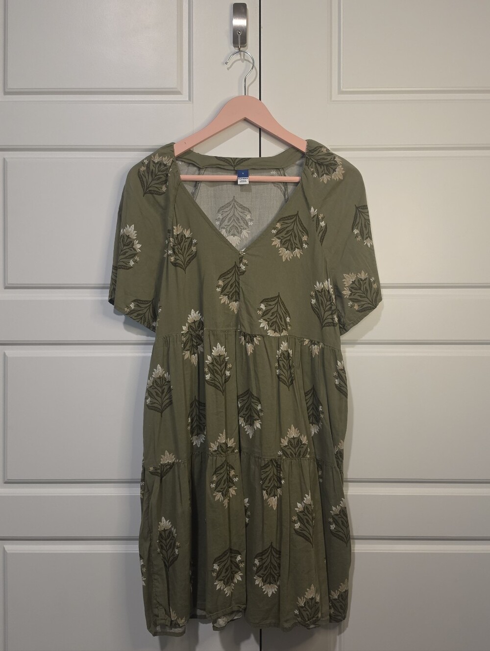 Old Navy Green Floral Dress Size Small Womens